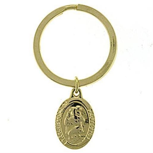 Picture of LOA621 - Brass Key Ring Gold Unisex No Stone No Stone