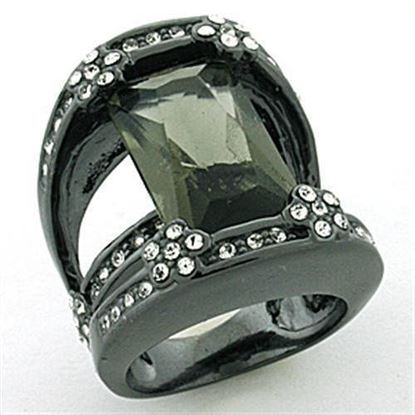 Picture of LOA753 - Brass Ring Rhodium Women Synthetic Jet