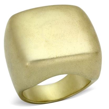 Picture of LOA845 - Brass Ring Matte Rhodium Women No Stone No Stone