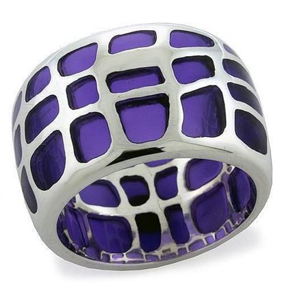 Picture of LOAS1076 - 925 Sterling Silver Ring High-Polished Women No Stone No Stone