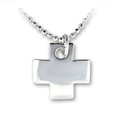 Picture of LOAS1164 - 925 Sterling Silver Chain Pendant High-Polished Women No Stone No Stone