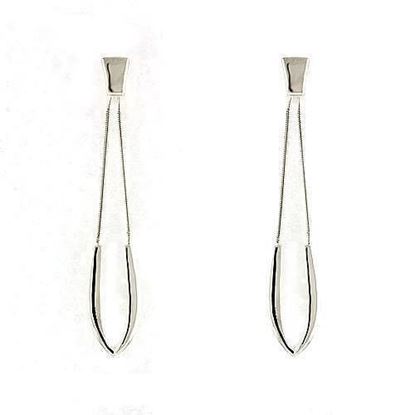 Picture of LOAS791 - 925 Sterling Silver Earrings High-Polished Women No Stone No Stone