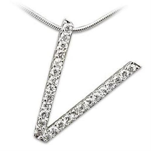 Picture of LOAS808 - 925 Sterling Silver Pendant Rhodium Women AAA Grade CZ Clear