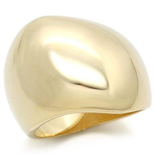 Picture of LOS080 - 925 Sterling Silver Ring Gold Women No Stone No Stone