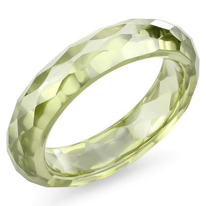 Picture of LOS082 - Stone Ring N/A Women AAA Grade CZ Olivine color