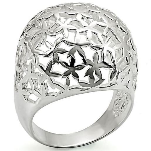 Picture of LOS384 - 925 Sterling Silver Ring Silver Women No Stone No Stone