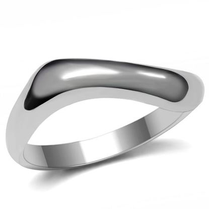 Picture of TK031 - Stainless Steel Ring High polished (no plating) Women No Stone No Stone