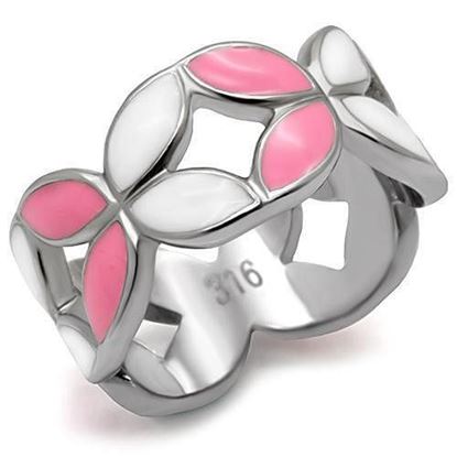 Picture of TK051 - Stainless Steel Ring High polished (no plating) Women No Stone No Stone