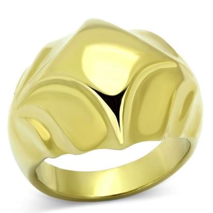 Picture of TK1026 - Stainless Steel Ring IP Gold(Ion Plating) Women No Stone No Stone