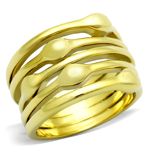 Picture of TK106G - Stainless Steel Ring IP Gold(Ion Plating) Women No Stone No Stone