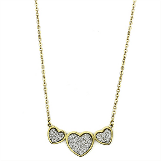 Picture of TK1127 - Stainless Steel Necklace IP Gold(Ion Plating) Women No Stone No Stone