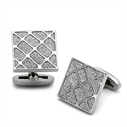 Picture of TK1252 - Stainless Steel Cufflink High polished (no plating) Men No Stone No Stone