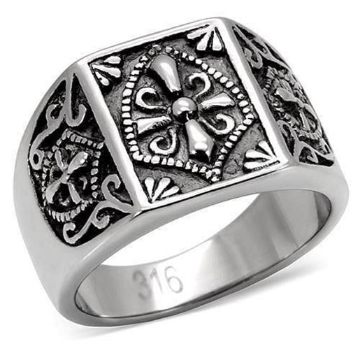 Picture of TK127 - Stainless Steel Ring High polished (no plating) Men No Stone No Stone