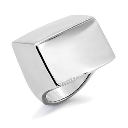 Picture of TK134 - Stainless Steel Ring High polished (no plating) Women No Stone No Stone