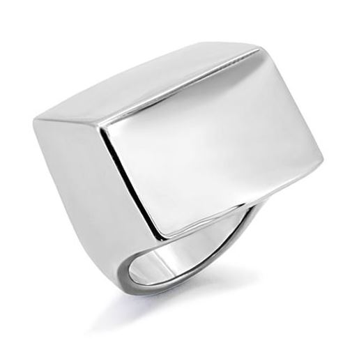 Picture of TK134 - Stainless Steel Ring High polished (no plating) Women No Stone No Stone