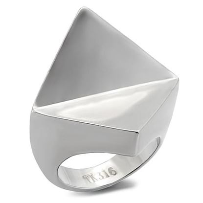 Picture of TK136 - Stainless Steel Ring High polished (no plating) Women No Stone No Stone