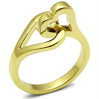 Picture of TK1382 - Stainless Steel Ring IP Gold(Ion Plating) Women No Stone No Stone