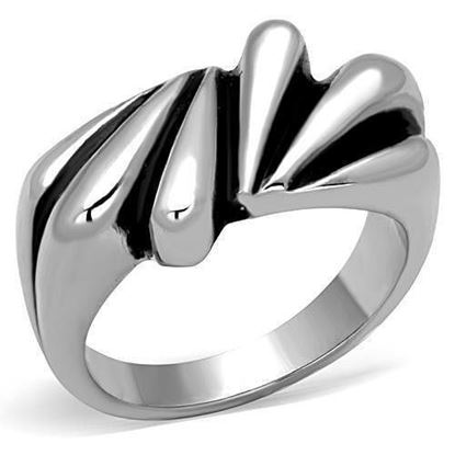 Picture of TK1520 - Stainless Steel Ring High polished (no plating) Women No Stone No Stone