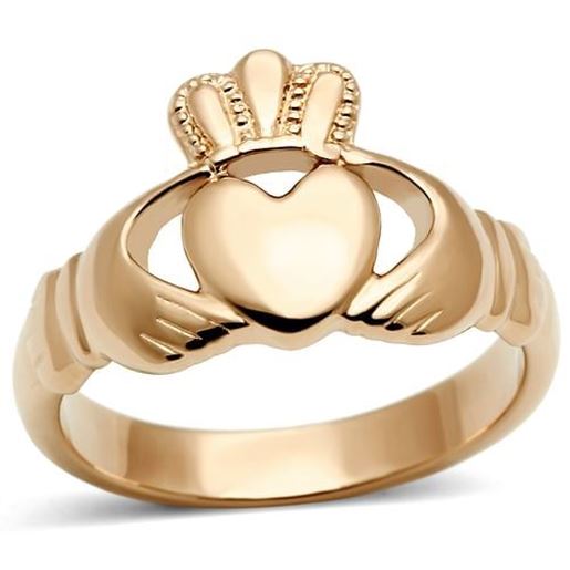 Picture of TK160R - Stainless Steel Ring IP Rose Gold(Ion Plating) Women No Stone No Stone