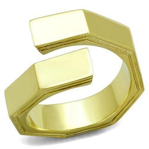 Picture of TK1629 - Stainless Steel Ring IP Gold(Ion Plating) Women No Stone No Stone