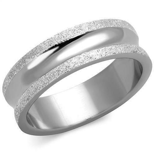 Picture of TK1666 - Stainless Steel Ring High polished (no plating) Women No Stone No Stone