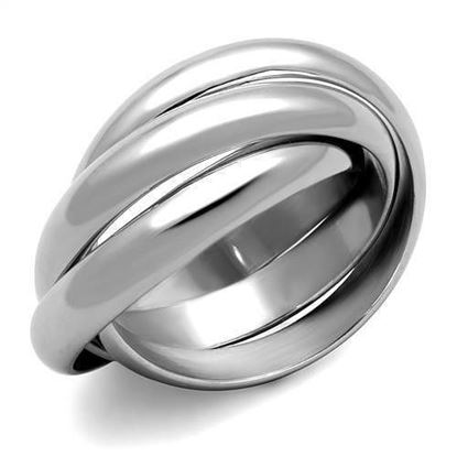 Picture of TK1669 - Stainless Steel Ring High polished (no plating) Women No Stone No Stone