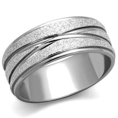 Picture of TK1671 - Stainless Steel Ring High polished (no plating) Women No Stone No Stone