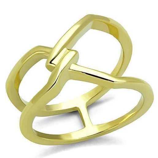 Picture of TK1717 - Stainless Steel Ring IP Gold(Ion Plating) Women No Stone No Stone