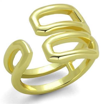 Picture of TK1884 - Stainless Steel Ring IP Gold(Ion Plating) Women No Stone No Stone