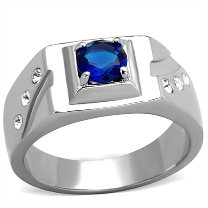 Picture of TK1929 - Stainless Steel Ring High polished (no plating) Men Synthetic Montana