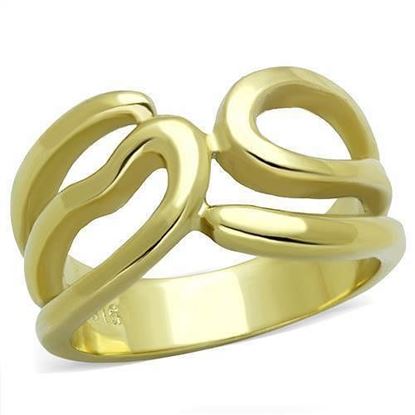 Picture of TK2036 - Stainless Steel Ring IP Gold(Ion Plating) Women No Stone No Stone