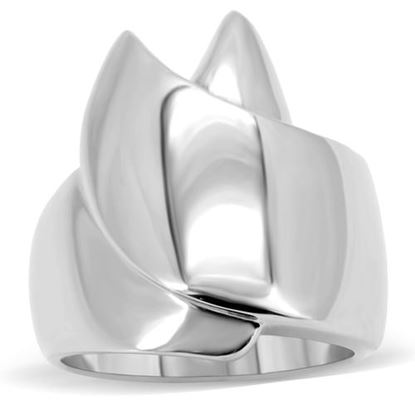 Picture of TK207 - Stainless Steel Ring High polished (no plating) Women No Stone No Stone