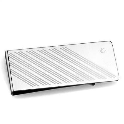 Picture of TK2079 - Stainless Steel Money clip High polished (no plating) Men No Stone No Stone