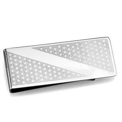 Picture of TK2080 - Stainless Steel Money clip High polished (no plating) Men No Stone No Stone