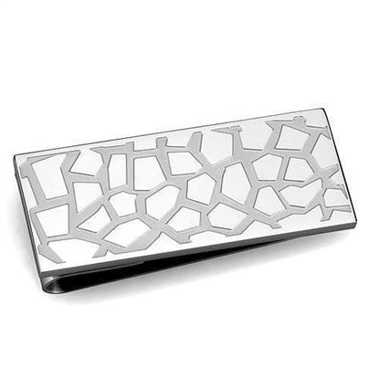 Picture of TK2092 - Stainless Steel Money clip High polished (no plating) Men No Stone No Stone