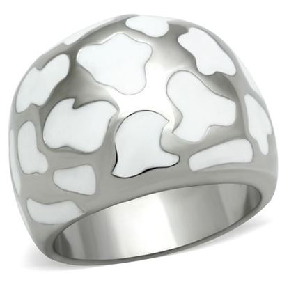 Picture of TK217 - Stainless Steel Ring High polished (no plating) Women No Stone No Stone