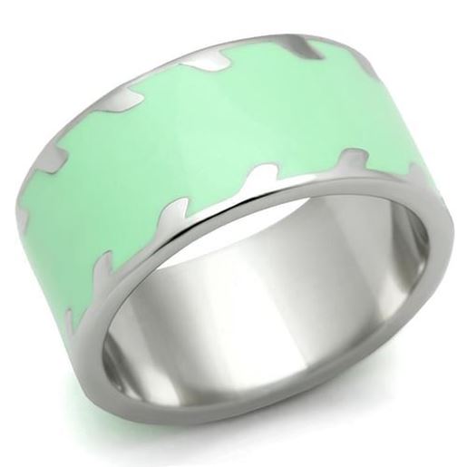 Picture of TK222 - Stainless Steel Ring High polished (no plating) Women No Stone No Stone