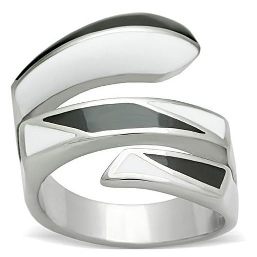 Picture of TK228 - Stainless Steel Ring High polished (no plating) Women No Stone No Stone