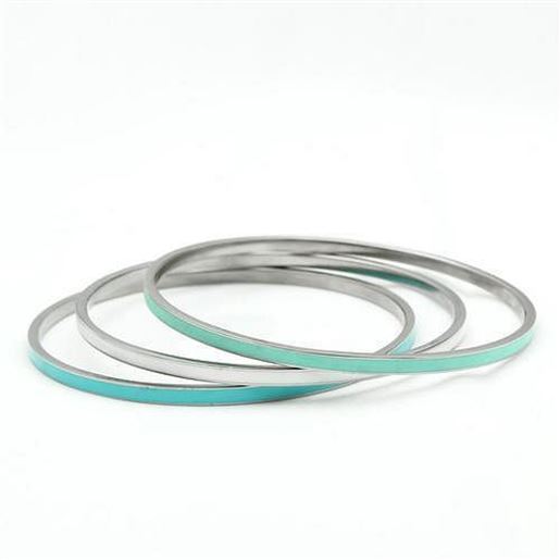 Picture of TK242 - Stainless Steel Bangle High polished (no plating) Women No Stone No Stone