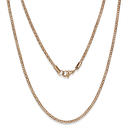 Picture of TK2424R - Stainless Steel Chain IP Rose Gold(Ion Plating) Women No Stone No Stone