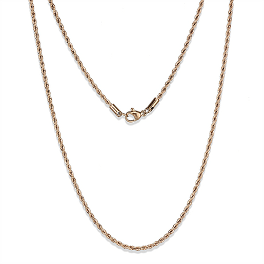 Picture of TK2426R - Stainless Steel Chain IP Rose Gold(Ion Plating) Women No Stone No Stone