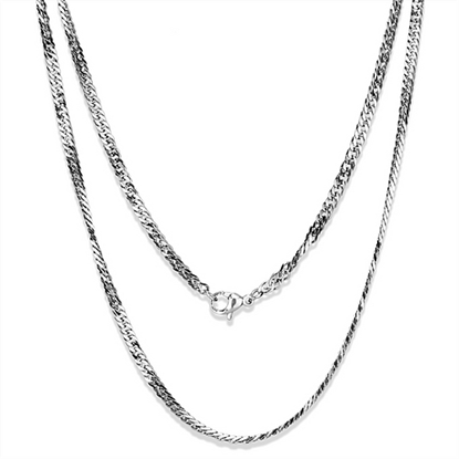 Picture of TK2429 - Stainless Steel Chain High polished (no plating) Women No Stone No Stone