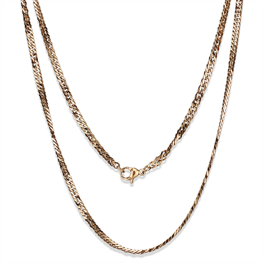 Picture of TK2429R - Stainless Steel Chain IP Rose Gold(Ion Plating) Women No Stone No Stone