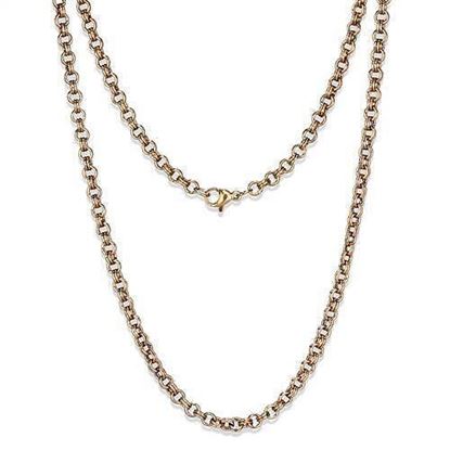 Picture of TK2438R - Stainless Steel Chain IP Rose Gold(Ion Plating) Women No Stone No Stone