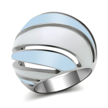 Picture of TK252 - Stainless Steel Ring High polished (no plating) Women No Stone No Stone