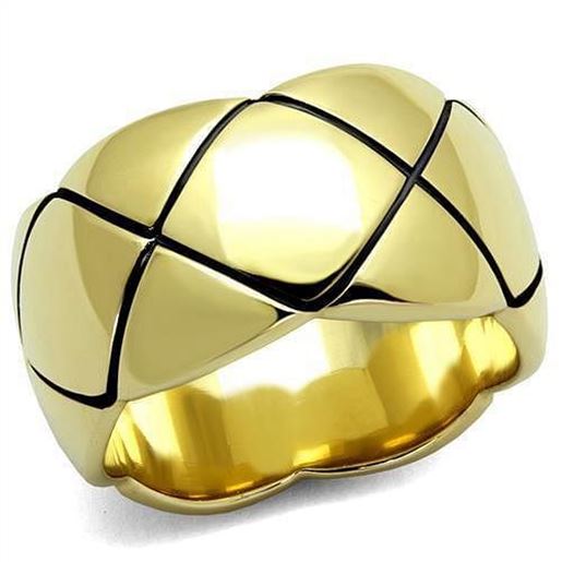 Picture of TK2803 - Stainless Steel Ring IP Gold(Ion Plating) Women No Stone No Stone