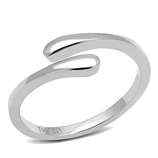 Picture of TK3029 - Stainless Steel Ring High polished (no plating) Women No Stone No Stone