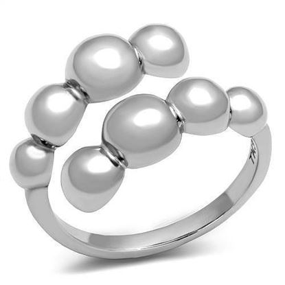 Picture of TK3089 - Stainless Steel Ring High polished (no plating) Women No Stone No Stone