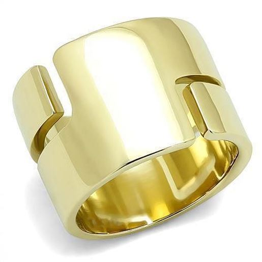 Picture of TK3118 - Stainless Steel Ring IP Gold(Ion Plating) Women No Stone No Stone