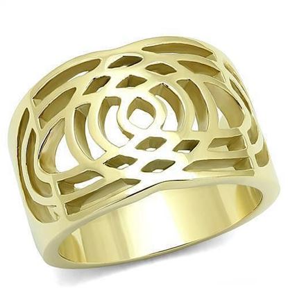 Picture of TK3119 - Stainless Steel Ring IP Gold(Ion Plating) Women No Stone No Stone